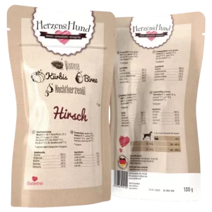 HerzensHund Hirsch mit Quinoa 130 g