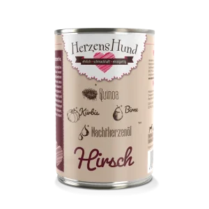 HerzensHund Hirsch mit Quinoa 400 g