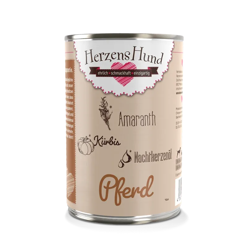 HerzensHund Pferd mit Amaranth 400 g