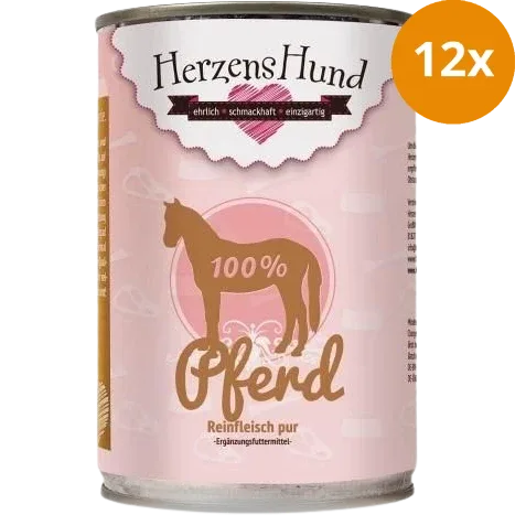 HerzensHund Pferd Reinfleisch Pur 400 g - Image 2