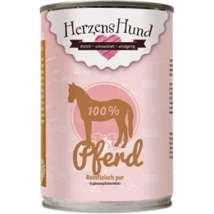HerzensHund Pferd Reinfleisch Pur 400 g