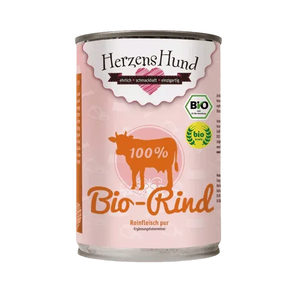 HerzensHund Reinfleisch 100% Pferdefleisch (Muskelfleisch, Herz, Lunge)