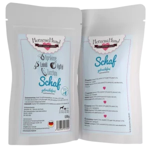 HerzensHund Schaf mit Zucchini 130 g