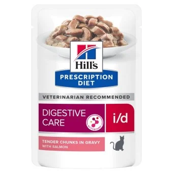 Hill's Feline i/d Digestive Care Nassfutter mit Lachs 12x85g