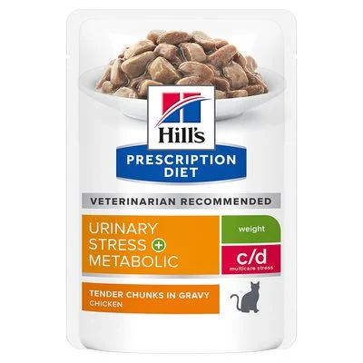 Hill's Prescription Diet c/d Multicare Stress + Metabolic mit Huhn 12 x 85 g