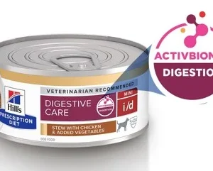Hill's Prescription Diet Canine i/d Digestive Care Mini Ragout mit Huhn und zugefügtem Gemüse 24 x 156g Nassfutter Hund