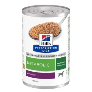 Hill's Prescription Diet Canine Metabolic Weight Loss & Maintenancemit Rind 12 x 370g Nassfutter Hund