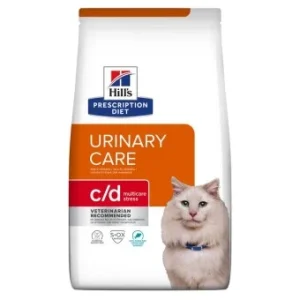 Hill's Prescription Diet Feline c/d Urinary Care Multicare Stress mit Meeresfisch Trockenfutter Katze
