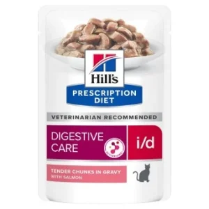 Hill's Prescription Diet Feline i/d Digestive Care Ragout mit Lachs Nassfutter Katze