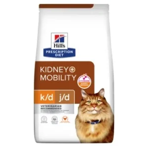 Hill's Prescription Diet Feline k/d + j/d Kidney + Mobility mit Huhn Trockenfutter Katze