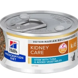 Hill's Prescription Diet Feline k/d Kidney Care Ragout mit Thunfisch und Gemüse 24 x 82g Nassfutter Katze