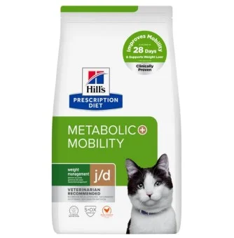 Hill's Prescription Diet Metabolic + Mobility Katzenfutter mit Huhn Trockenfutter