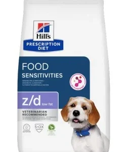 Hill's Prescription Diet z/d Low Fat Soy Food Sensitivities Trockenfutter für Hunde