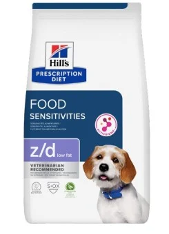 Hill's Prescription Diet z/d Low Fat Soy Food Sensitivities Trockenfutter für Hunde 10kg