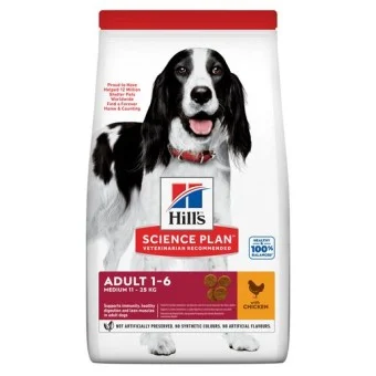 Hill's Science Plan Adult Medium mit Huhn Trockenfutter für Hunde