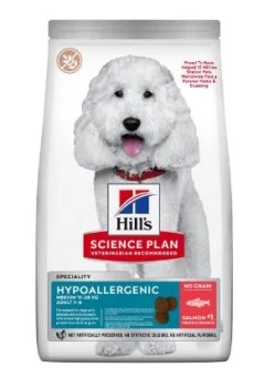 Hill's Science Plan Canine Hypoallergenic Medium Adult mit Lachs Trockenfutter Hund