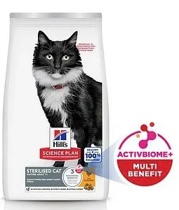 Hill´s Science Plan Feline Sterilised Cat Mature Adult 7+ Huhn 10 kg