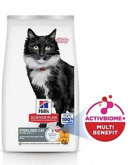Hill´s Science Plan Feline Sterilised Cat Mature Adult 7+ Huhn 10 kg