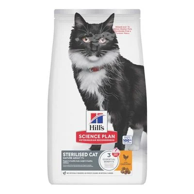 Hill's Science Plan Sterilised Cat Mature Adult 7+ Huhn 3 kg