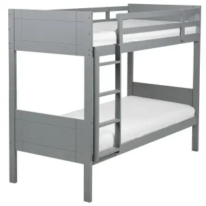 Hochbett Holz MAULDE 90 x 200 cm Grau - HaustierPro
