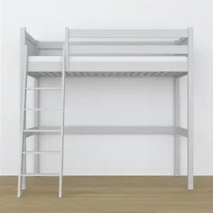 Hochbett N04 Grau 100x200 - HaustierPro