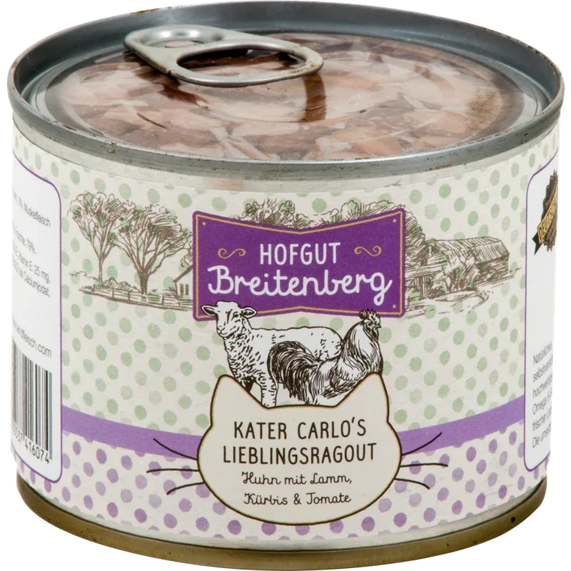 Hofgut Breitenberg Kater Carlos Lieblingsragout 180 g