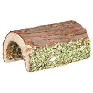 Holz Brücke Kaninchen und Kleinnager mit Gemüse und Nüssen