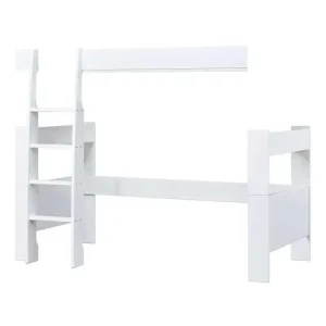 Hoppekids REIN - Højseng Modul - 90x200 cm - Hvid - HaustierPro