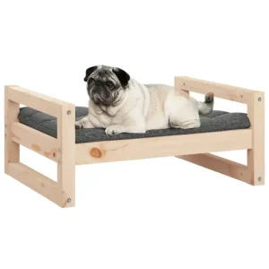 Hundebett 65,5x50,5x28 cm Massivholz Kiefer - HaustierPro