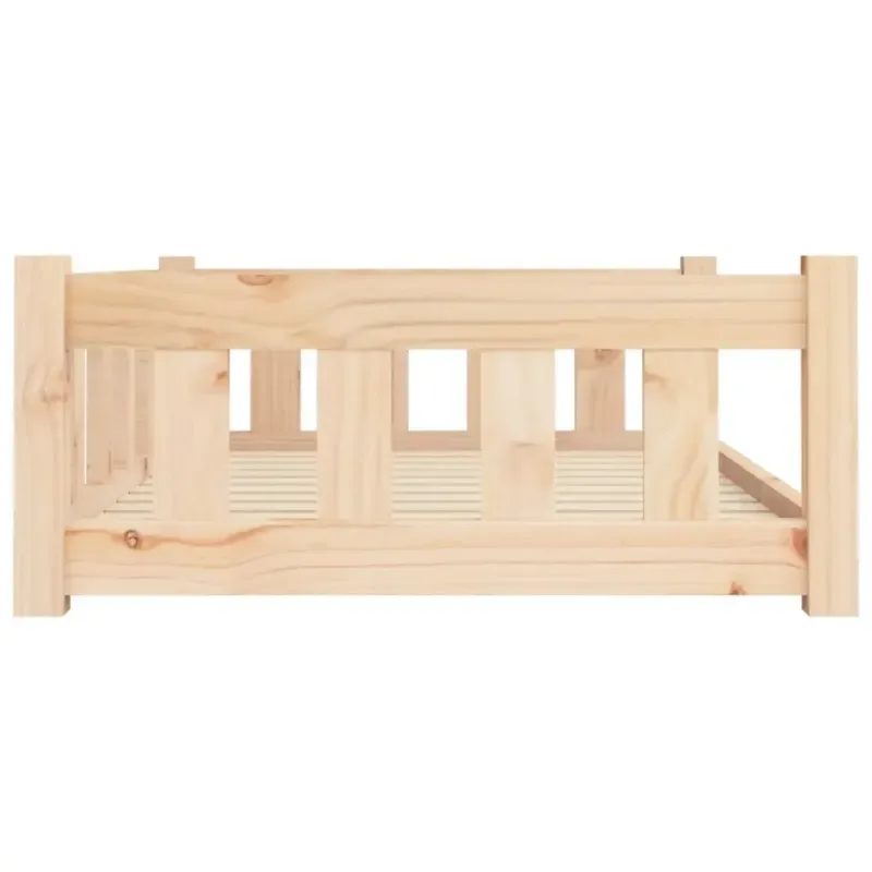Hundebett 95,5x65,5x28 cm Massivholz Kiefer - HaustierPro
