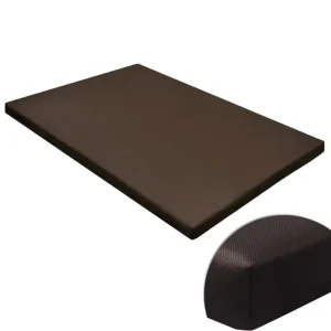 Hundebett Haustiermatte Quadratisch Braun M für den Innen- & Außenbereich - HaustierPro