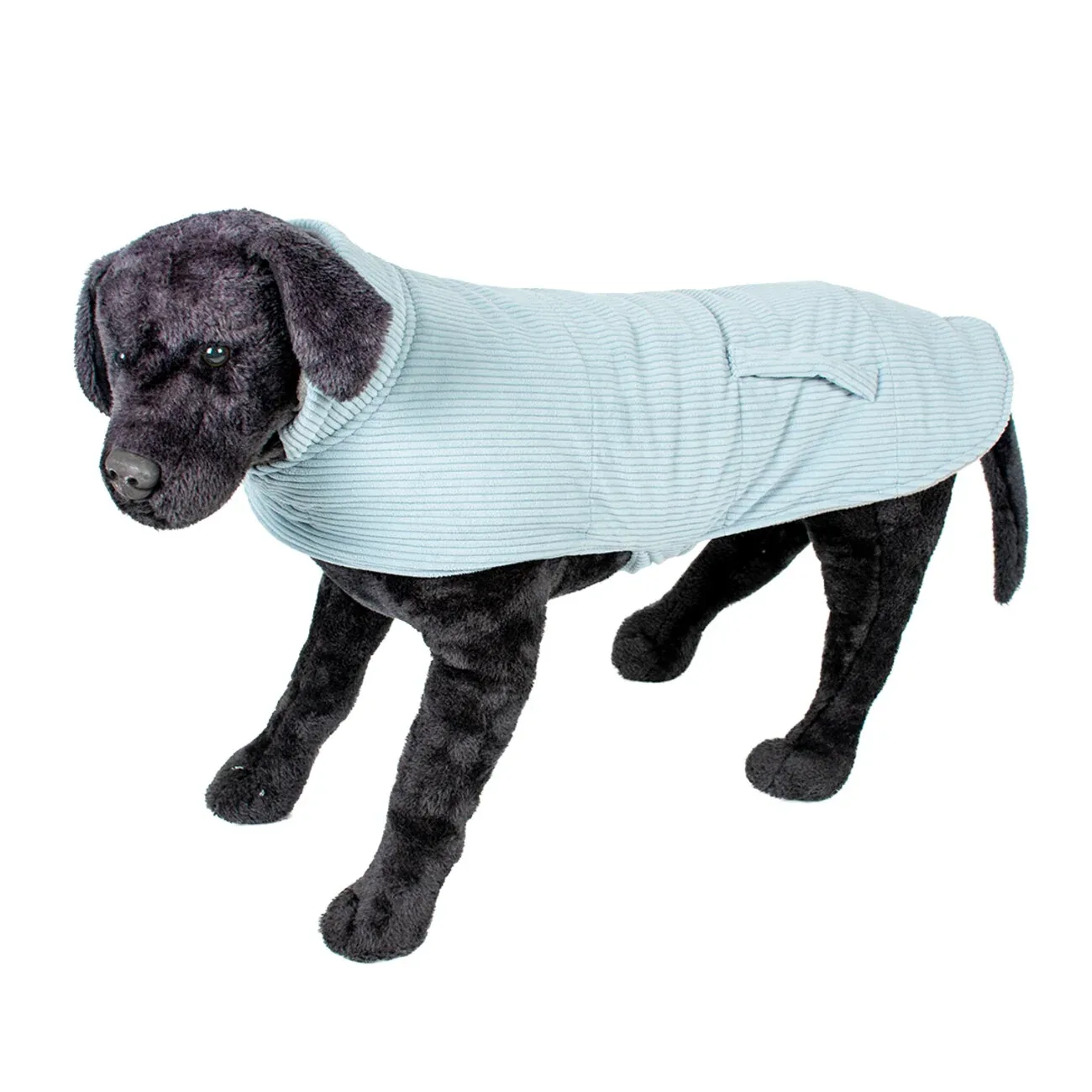 Hundemantel Corduroy grau - Image 2