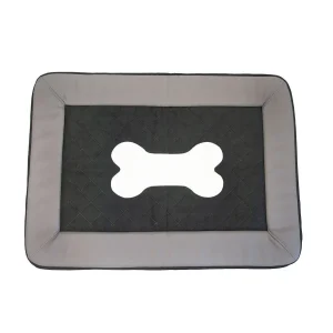 Hundematte mit Knochen-Motiv