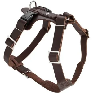 HUNTER Hundegeschirr Aalborg S-M/1, Farbe: d-braun, Hals: 44 - 56 cm, Brust: 47 - 63 cm, Breite: 2,0 cm