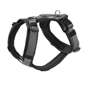 HUNTER Hundegeschirr Maldon Up grau, schwarz XS | DAS FUTTERHAUS
