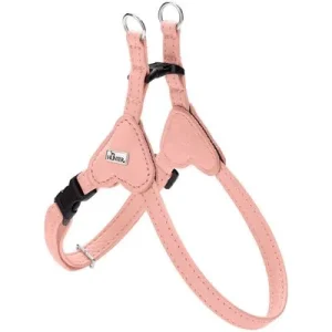 HUNTER Hundegeschirr Soho Mini XXS-XS/1, Farbe: hellrosa, Hals: 23 cm, Brust: 26 - 31 cm, Breite: 0,9 cm