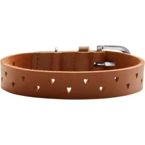 HUNTER Hundehalsband Aalborg soul Größe: XXS-XS, Farbe: cognac, Halsumfang: 16 - 20 cm, Breite: 1,5 cm