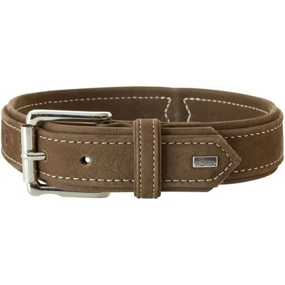 HUNTER Hundehalsband Hunting Größe: S, Farbe: braun, Halsumfang: 33 - 39 cm, Breite: 2,8 cm