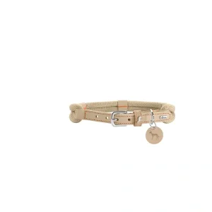 HUNTER Hundehalsband Malia beige, natur 60 cm | DAS FUTTERHAUS