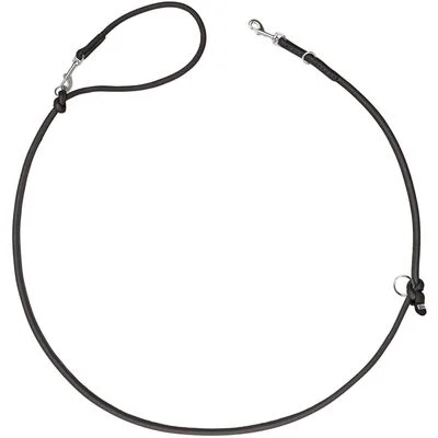 HUNTER Verstellbare Hundeführleine Soho round mini Größe: 06/200, Farbe: schwarz, Länge: 200 cm, Breite: 0,6 cm
