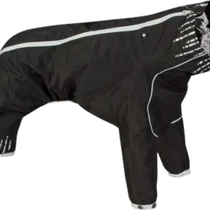 Hurtta Downpour Suit schwarz 22 – 27 cm Rückenlänge