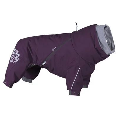 Hurtta Extreme Overall (Wärme-Overall) eggplant 30S / Rückenlänge: 27-32 cm