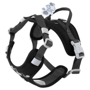 Hurtta Weekend Warrior Geschirr II raven (schwarz) 40-50 cm