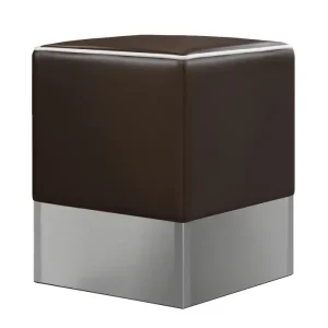 Hypoallergene CUBO | Diner Sitzwürfel | Braun | Leder - HaustierPro