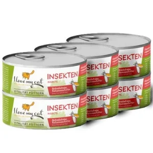 I love my cat Katzenfutter Nass mit Insekten 1 Stück