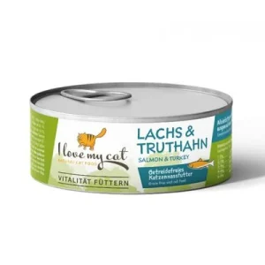 I love my cat Katzenfutter Nass mit Lachs und Truthahn 100 g