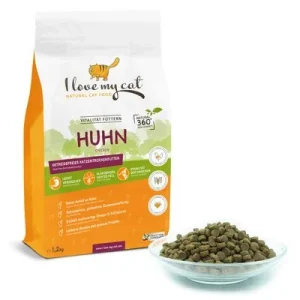 I love my cat Trockenfutter für Katzen mit Huhn 1 Stück