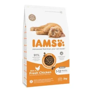 IAMS Advanced Nutrition Kitten mit Frischem Huhn 3 kg