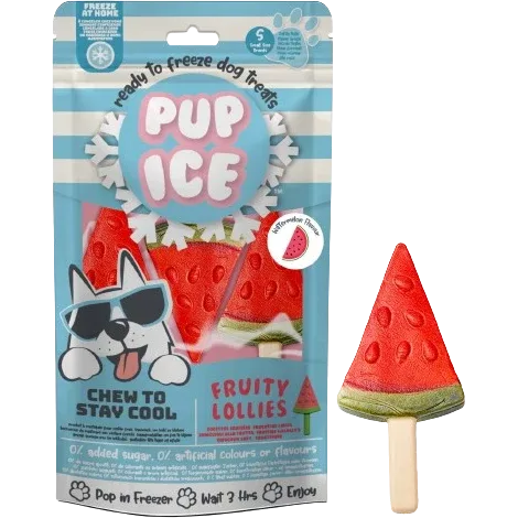 Imaginelles Pup Ice Dog Snack Fruity Lollies Watermelon S