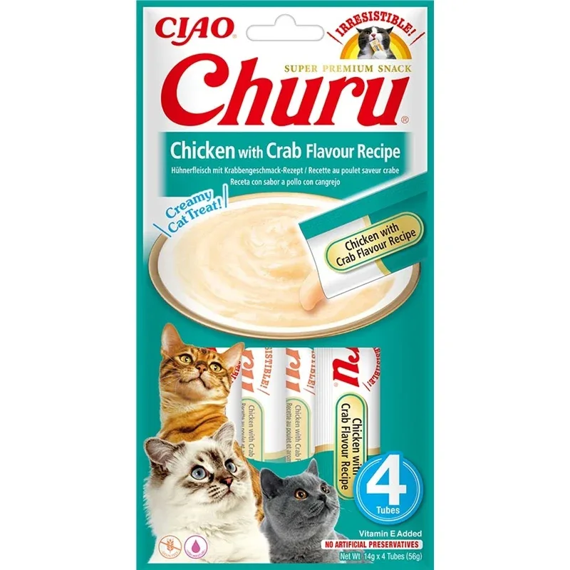 Inaba Cat Churu Chicken with Crab Flavor Recipe
